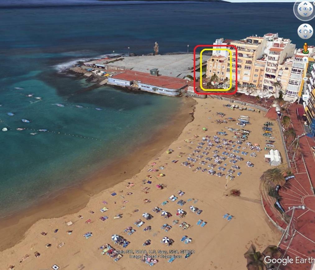 Apartment 2-10 Canteras Beach Las Palmas de Gran Canaria Bagian luar foto